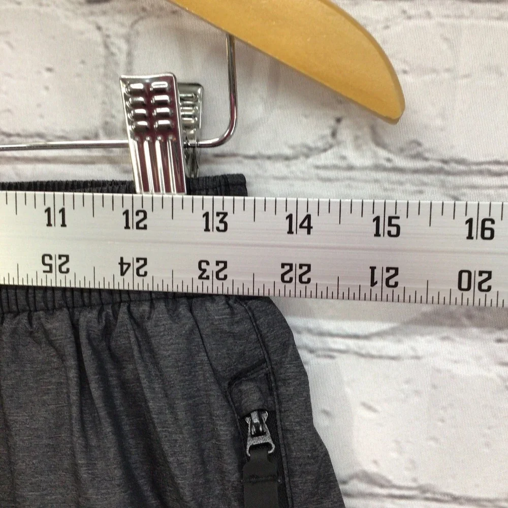 Adidas Athletic Pants Mens Sz M Med Black Zippered‎ Ankles and Pockets